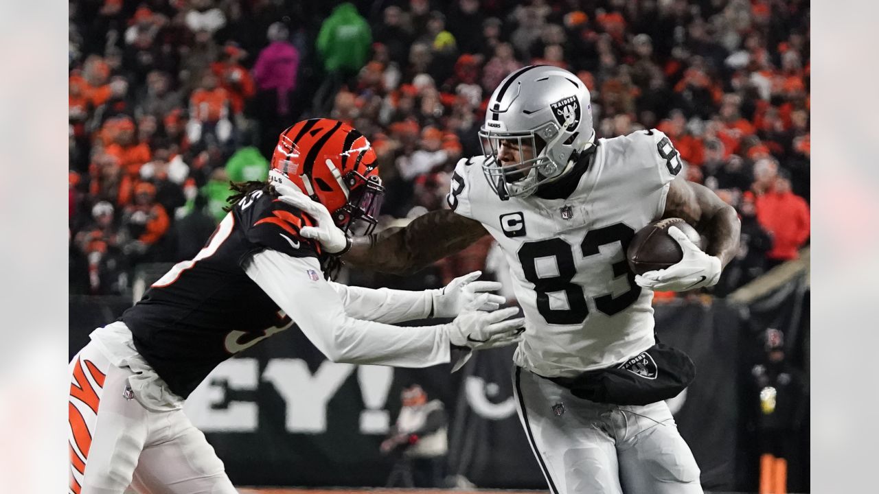 Cincinnati Bengals cornerback Tre Flowers (33) reacts during an