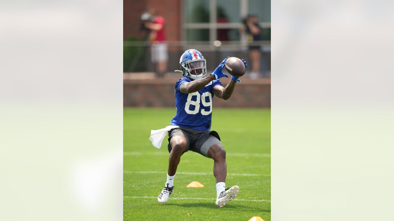 East Rutherford, New Jersey, USA. 21st May, 2018. New York Giants' wide  receiver Odell Beckham Jr (13) during organized team activities at the  Quest Diagnostics Training Center in East Rutherford, New Jersey.