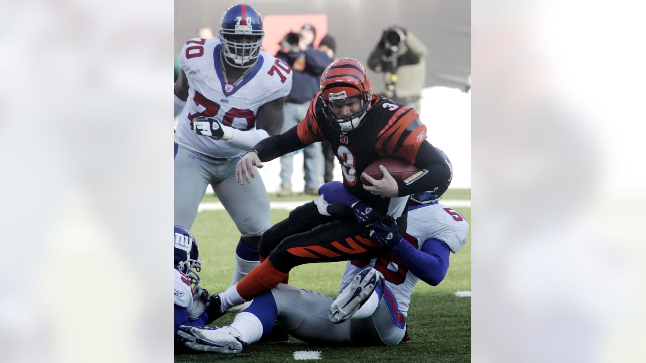 New York Giants linebacker Tomon Fox (49) during an NFL preseason football  game against the Cincinnati Bengals, Sunday, Aug. 21, 2022 in East  Rutherford, N.J. The Giants won 25-22. (AP Photo/Vera Nieuwenhuis