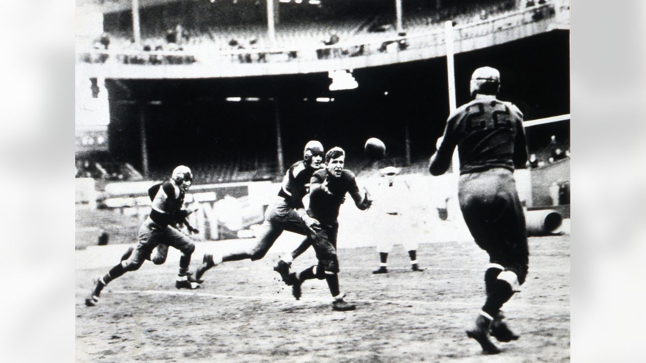 NFL in Ballpark Series – Wrigley Field, Chicago, IL, December 17, 1933-  First ever NFL Championship game takes place between Bears and NY Giants