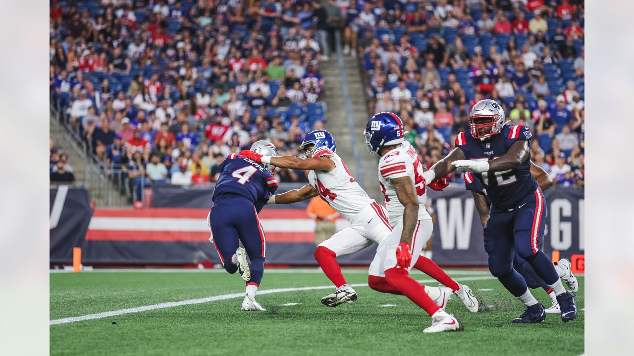 New York Giants 23, New England Patriots 21: New England Rookies