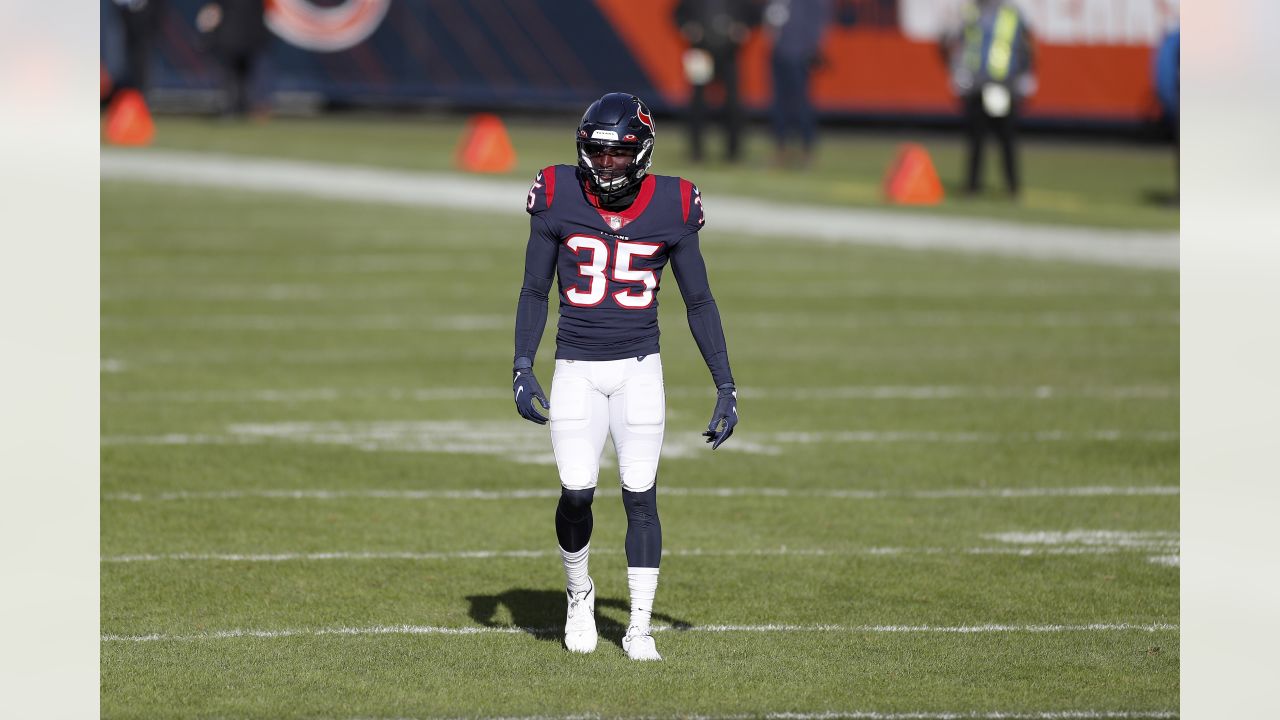 Keion Crossen of the Miami Dolphins stands during the national