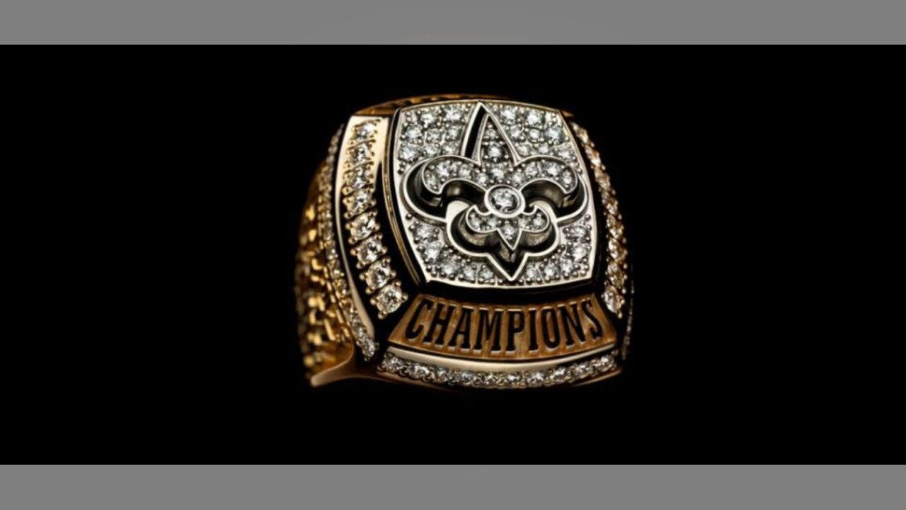 no saints super bowl ring