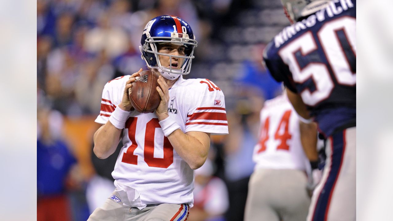 New York Giants QB Eli Manning Super Bowl 42 helmet up for grabs