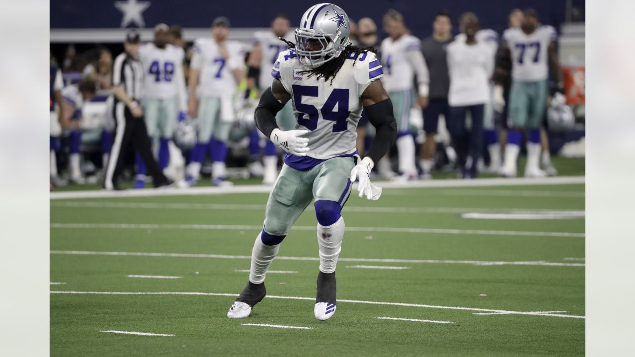 Sep 08, 2019: Dallas Cowboys middle linebacker Jaylon Smith #54 during an  NFL game between the New York Giants and the Dallas Cowboys at AT&T Stadium  in Arlington, TX Dallas defeated New