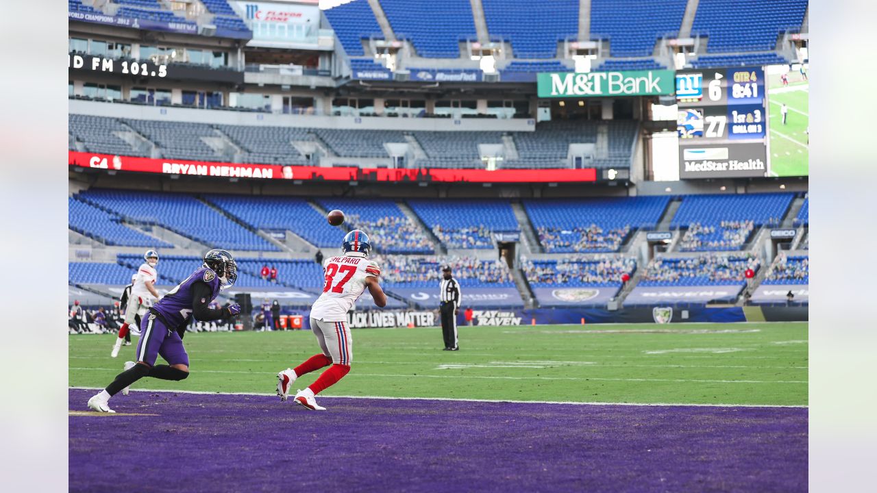 Giants at Ravens halftime score: Giants trail at the half, 20-3 - Big Blue  View