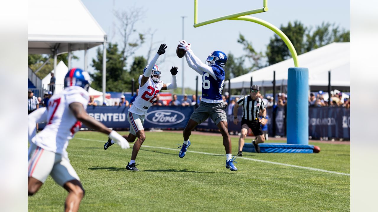 Giants' Jashaun Corbin, Dane Belton, Alex Cook impress in camp