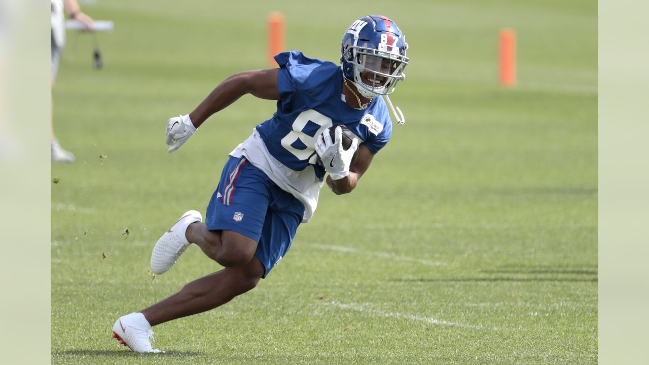 East Rutherford, New Jersey, USA. 21st May, 2018. New York Giants' wide  receiver Odell Beckham Jr (13) during organized team activities at the  Quest Diagnostics Training Center in East Rutherford, New Jersey.