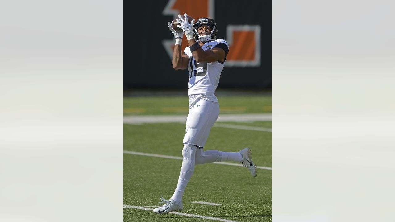 New York Giants wide receiver Collin Johnson celebrates after a