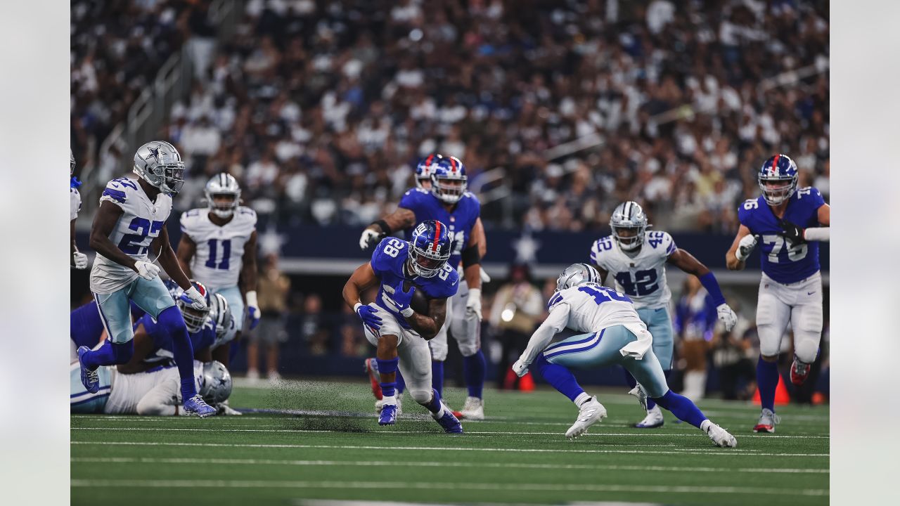 Cowboys heat up after slow start, down Giants 44-20 to improve to 4-1