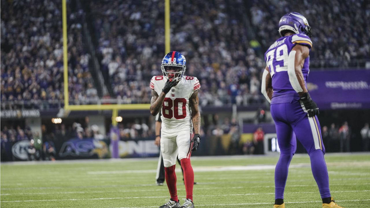 New York Giants defensive tackle Dexter Lawrence (97) takes the field for  an NFL football game against the Philadelphia Eagles on Sunday, Dec. 11,  2022, in East Rutherford, N.J. (AP Photo/Adam Hunger