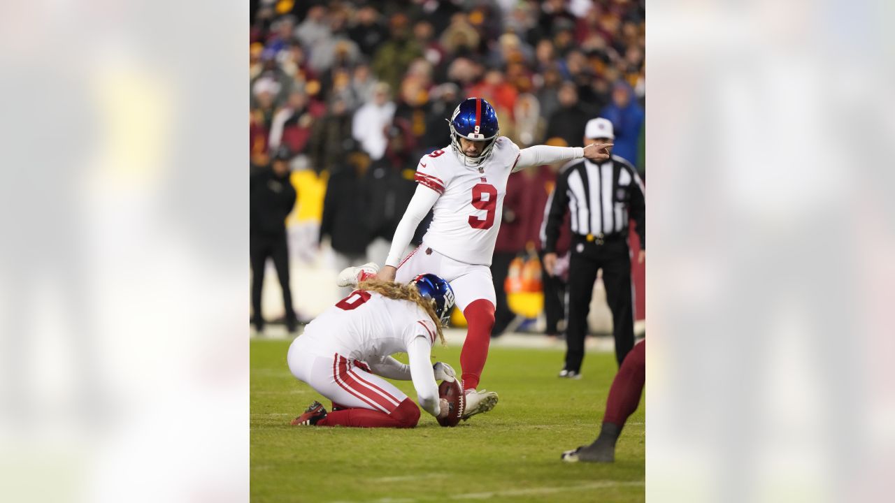 JACKSONVILLE, FL - NOVEMBER 06: Las Vegas Raiders place kicker Daniel  Carlson (2) kicks during the g