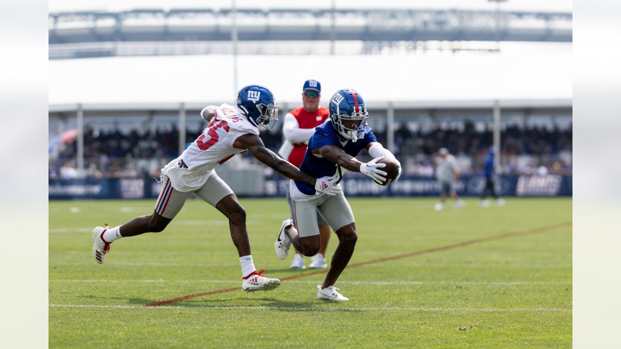 Evan Neal: The pads are on, so the NY Giants camp spotlight is now his