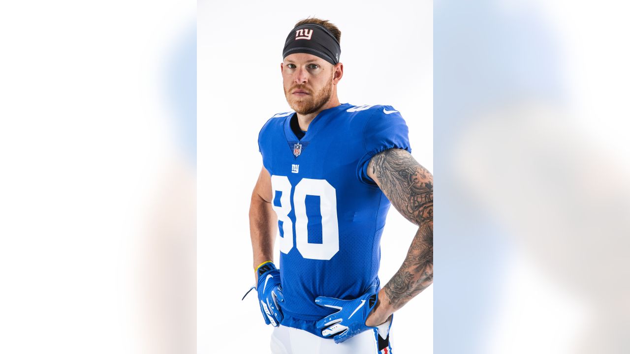 New York Giants' Kyle Rudolph has been assigned jersey No. 80