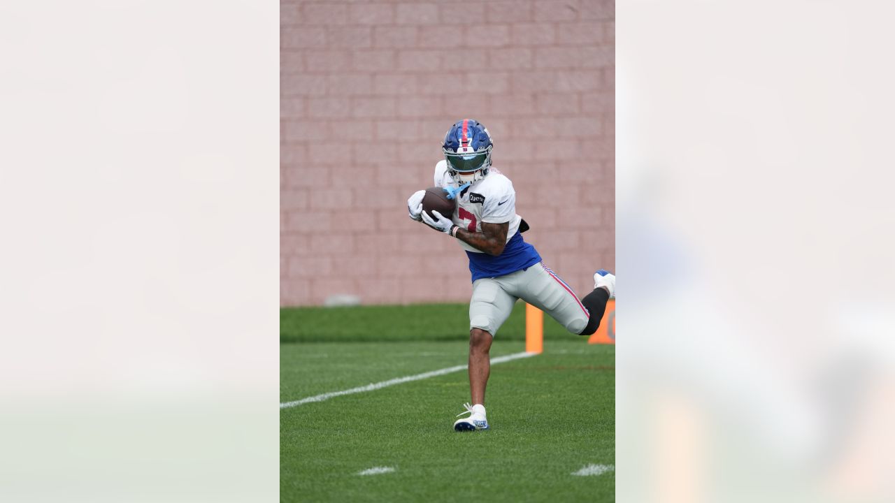 New York Giants safety Nathan Meadors (34) in action against the