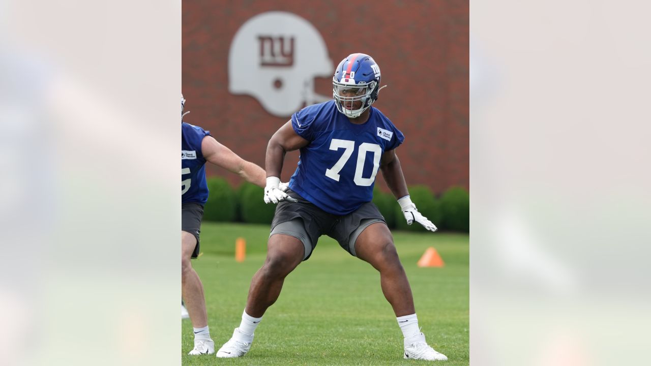 New York Giants' Wan'Dale Robinson participates in a practice at the NFL  football team's training facility in East Rutherford, N.J., Thursday, May  26, 2022. (AP Photo/Seth Wenig Stock Photo - Alamy