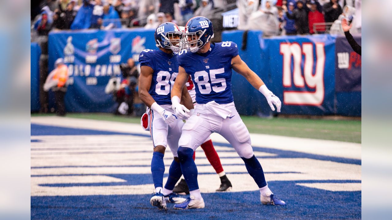 August 22, 2019: New York Giants tight end Rhett Ellison (85) during NFL  football preseason game action between the New York Giants and the  Cincinnati Bengals at Paul Brown Stadium in Cincinnati