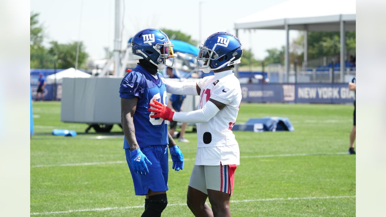 New York Giants cornerback Darnay Holmes during an NFL preseason