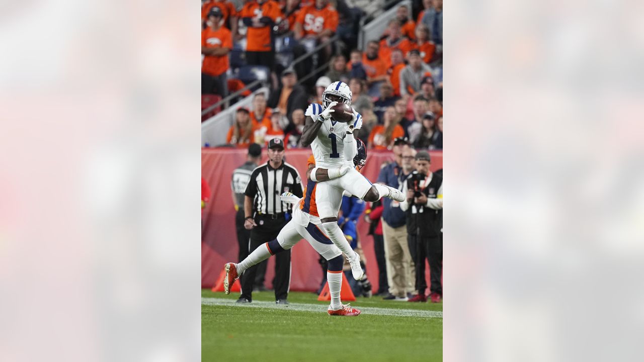 Denver Broncos wide receiver Tim Patrick (81) celebrates a touchdown  against the Cincinnati Bengals in the first half of an NFL football game  Sunday, Dec 19, 2021, in Denver. (AP Photo/Bart Young