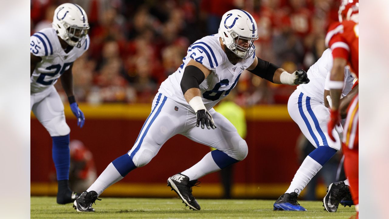 Mark Glowinski of the Indianapolis Colts leaves the field after a News  Photo - Getty Images