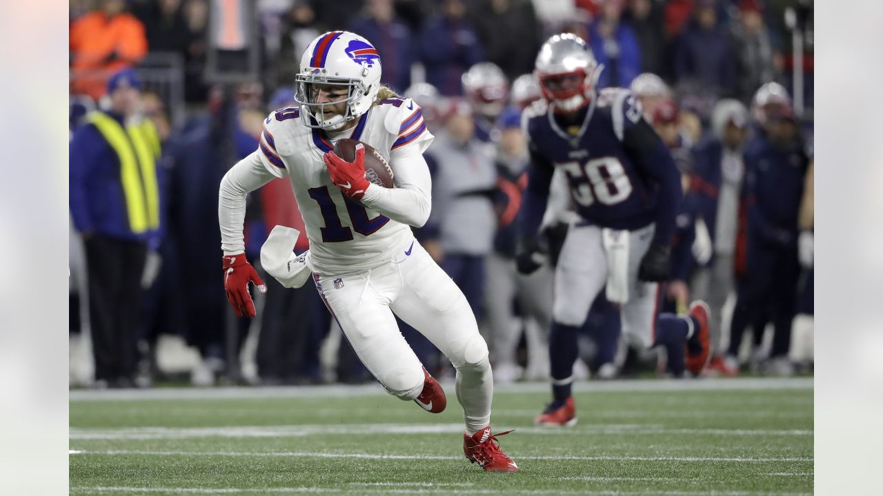 Buffalo Bills wide receiver Cole Beasley runs after a catch during