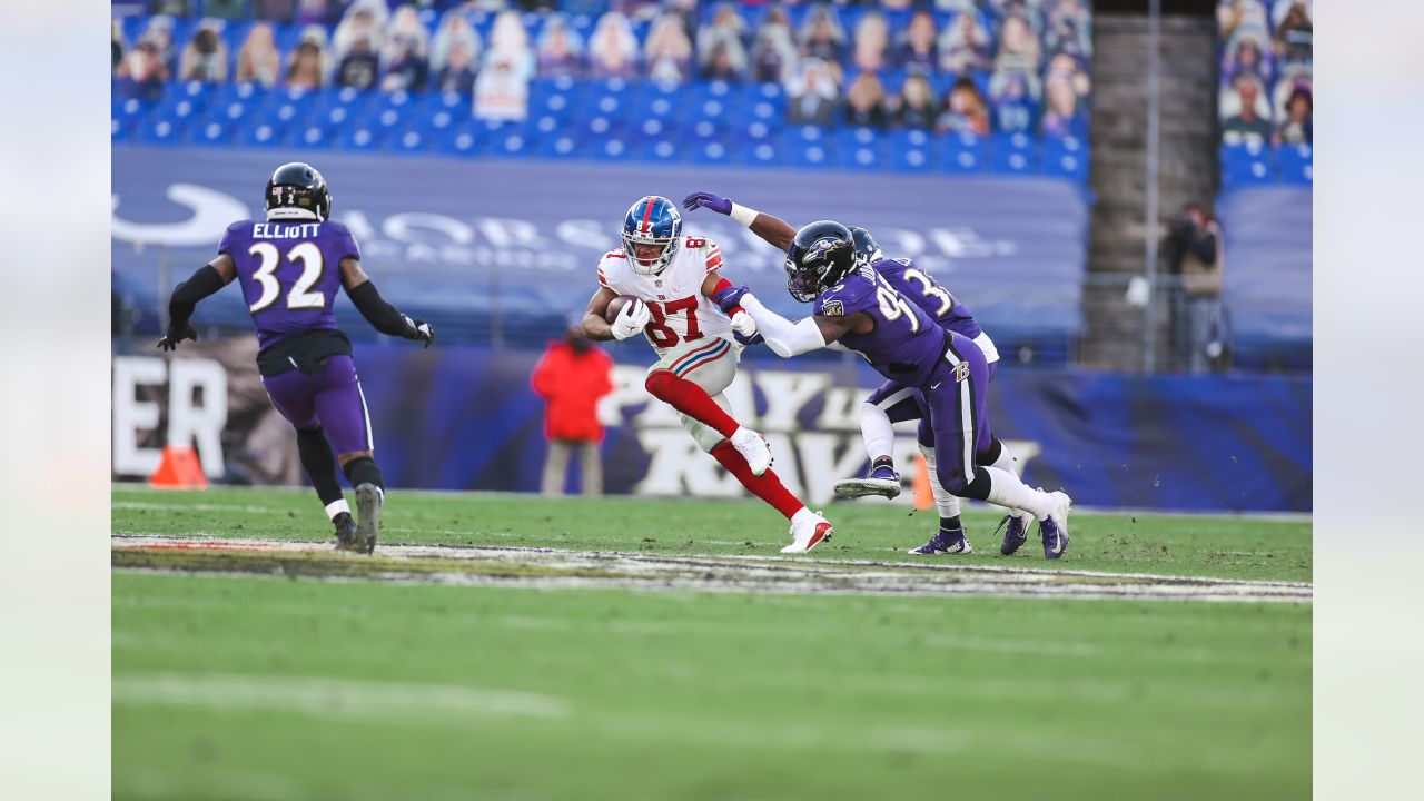 Giants at Ravens halftime score: Giants trail at the half, 20-3