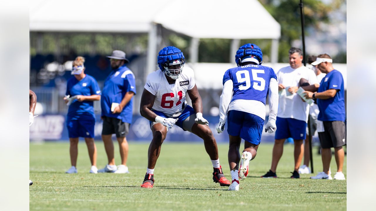 Rookie Evan Neal feels comfortable back in No. 73