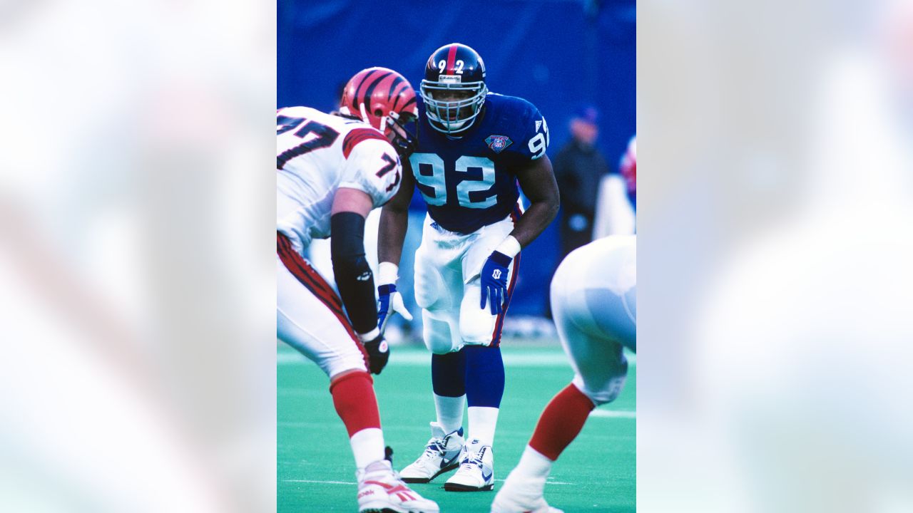 New York Giants linebacker Tomon Fox (49) during an NFL preseason football  game against the Cincinnati Bengals, Sunday, Aug. 21, 2022 in East  Rutherford, N.J. The Giants won 25-22. (AP Photo/Vera Nieuwenhuis