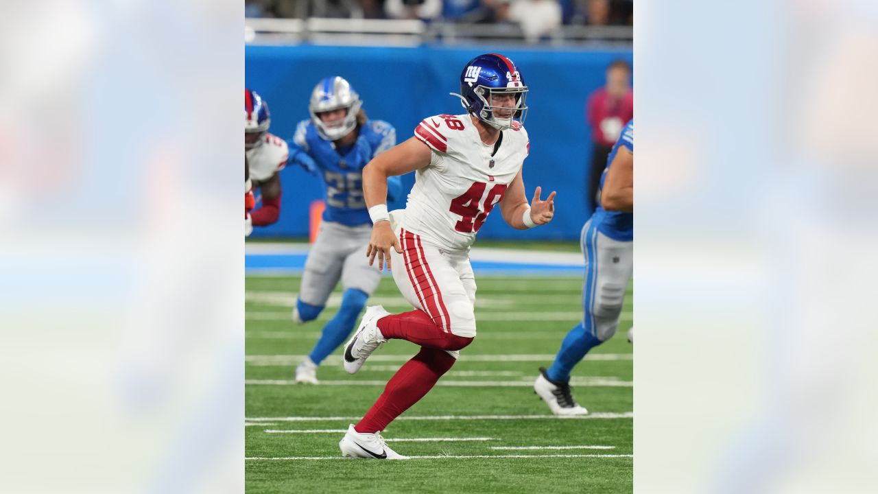 Detroit, United States. 19th Aug, 2023. DETROIT, MI - AUGUST 19: Detroit  Lions P Jack Fox (3) in action during the exhibition game between  Jacksonville Jaguars and Detroit Lions on August 19