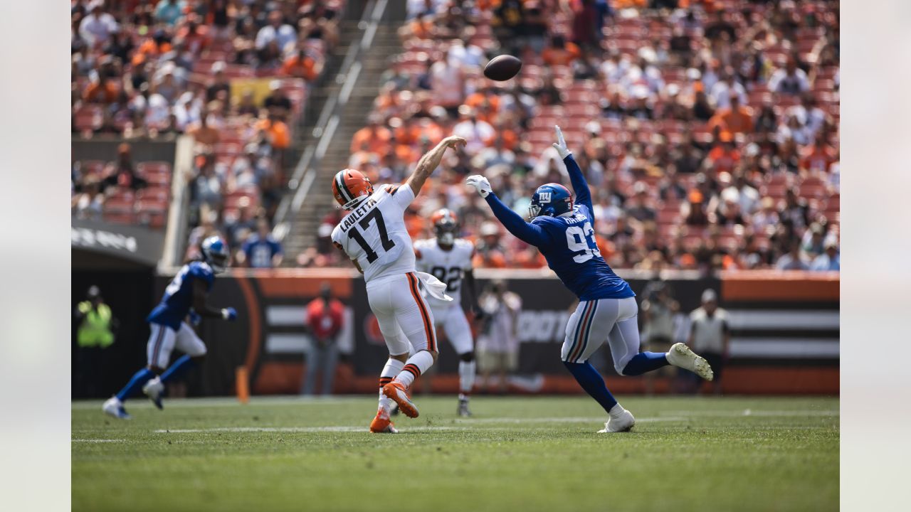 New York Giants dropped by Cleveland Browns, 17-13: Instant analysis