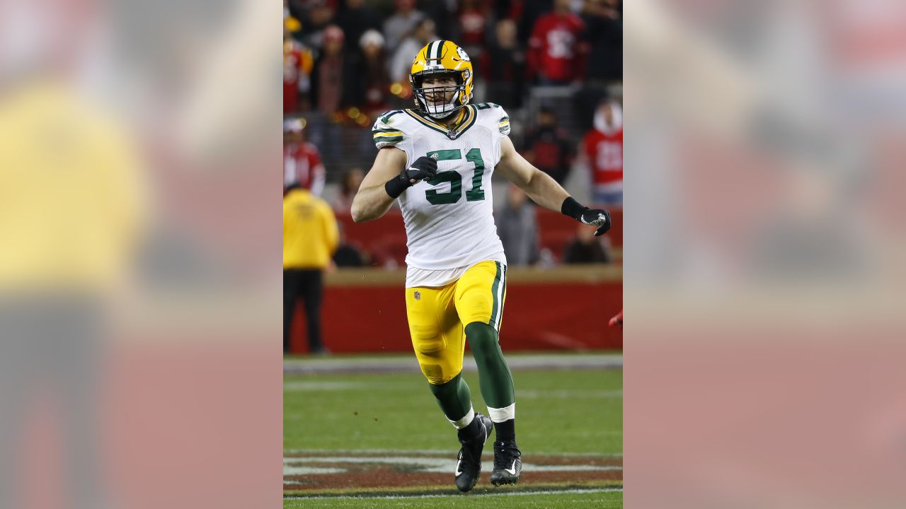 GREEN BAY, WI - JANUARY 22: Green Bay Packers outside linebacker Za'Darius  Smith (55) celebrates during the NFC Divisional playoff game between the Green  Bay Packers and the San Francisco 49ers at