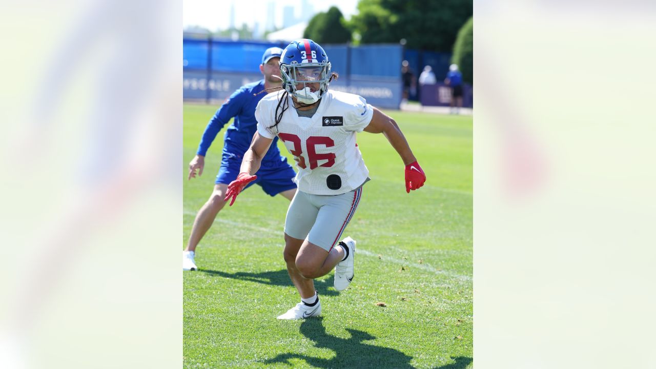 East Rutherford, New Jersey, USA. 21st May, 2018. New York Giants' wide  receiver Odell Beckham Jr (13) during organized team activities at the  Quest Diagnostics Training Center in East Rutherford, New Jersey.