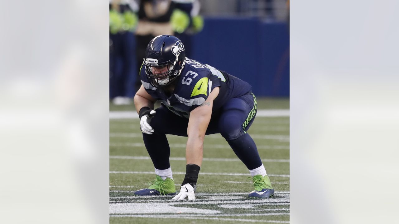 Indianapolis Colts guard Mark Glowinski (64) on the sidelines