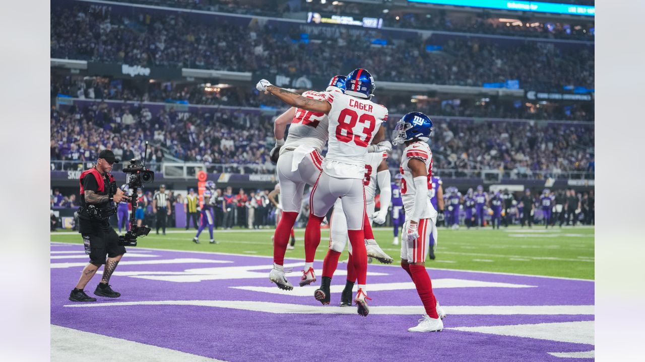 New York Giants defensive tackle Dexter Lawrence (97) takes the field for  an NFL football game against the Philadelphia Eagles on Sunday, Dec. 11,  2022, in East Rutherford, N.J. (AP Photo/Adam Hunger