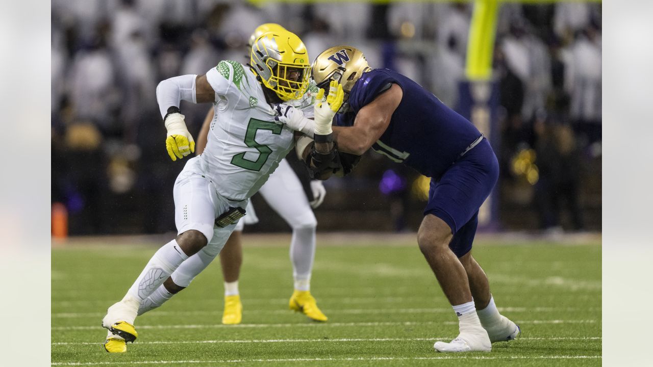 Detroit Lions doing their research on 'explosive athlete' Oregon DE Kayvon  Thibodeaux