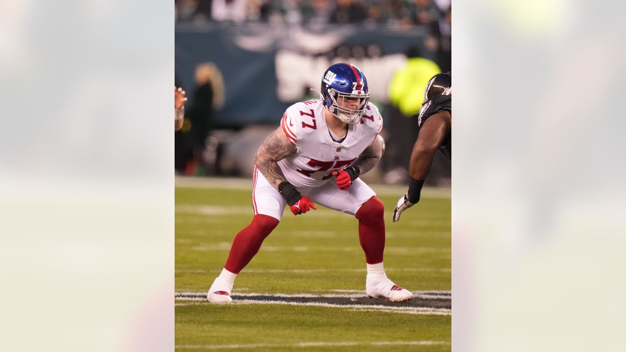 New York Giants wide receiver Collin Johnson celebrates after a catch  during an NFL preseason football game against the New England Patriots at  Gillette Stadium, Thursday, Aug. 11, 2022 in Foxborough, Mass. (