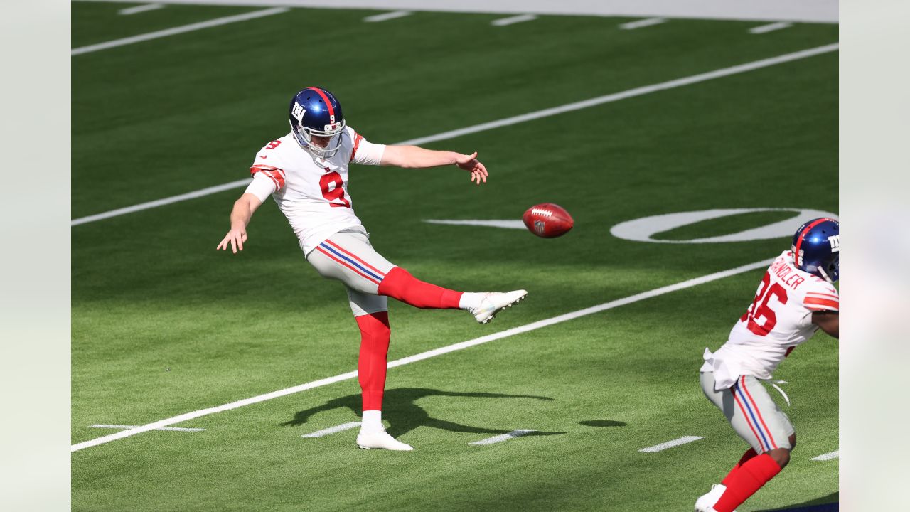 INGLEWOOD, CA - SEPTEMBER 18: Los Angeles Rams Punter Riley Dixon