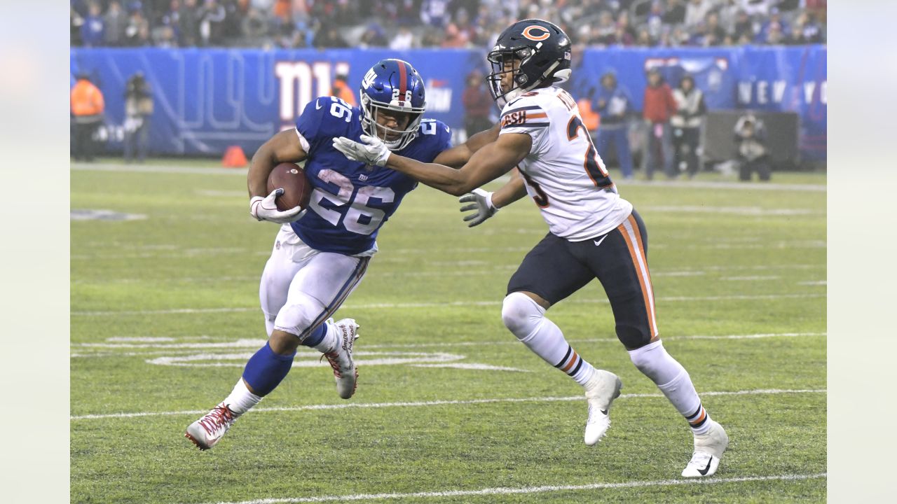 Chicago Bears linebacker Matthew Adams (44) runs on the field during the  first half of an NFL football game against the Green Bay Packers, Sunday,  Dec. 4, 2022, in Chicago. (AP Photo/Kamil