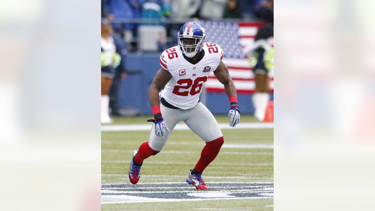 New York Giants safety Antrel Rolle (26) during player