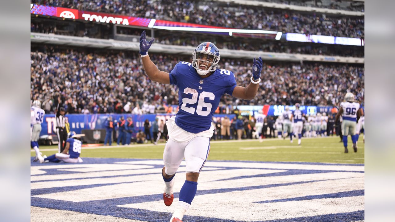 Saquon Barkley injury: Giants RB had x-ray on shoulder, and is banged up  but won't shut things down - DraftKings Network