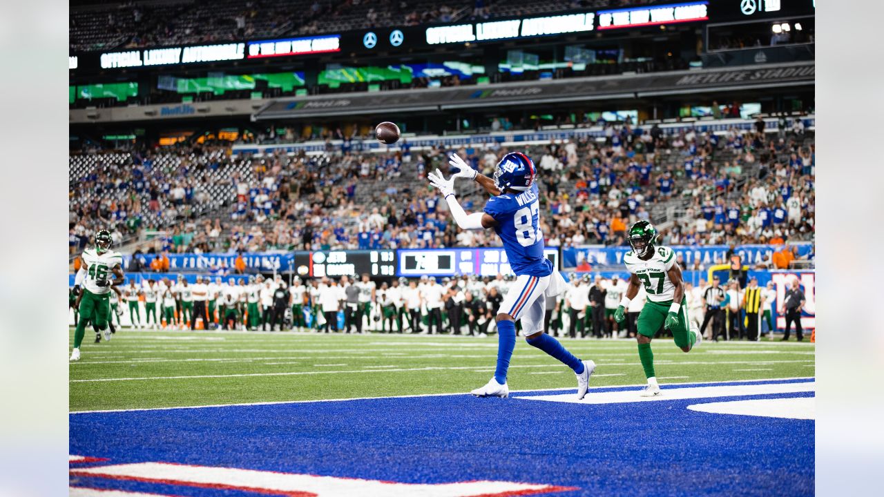 Jalin Hyatt hauls in first NFL touchdown catch for New York Giants in  preseason - On3