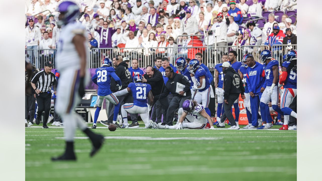 Giants-Vikings final score: Vikings win 27-24 on 61-yard Greg Joseph field  goal - Big Blue View