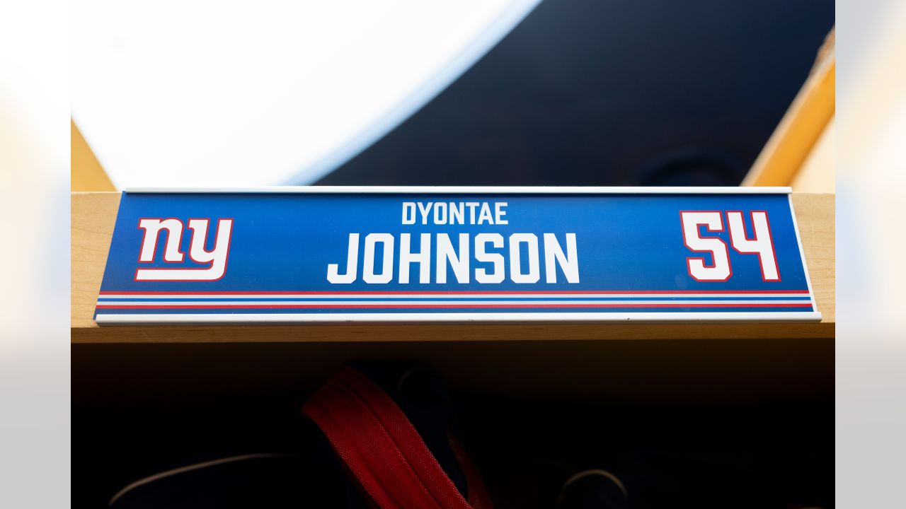 Dyontae Johnson Men's New York Giants Nike Color Rush Jersey - Limited White