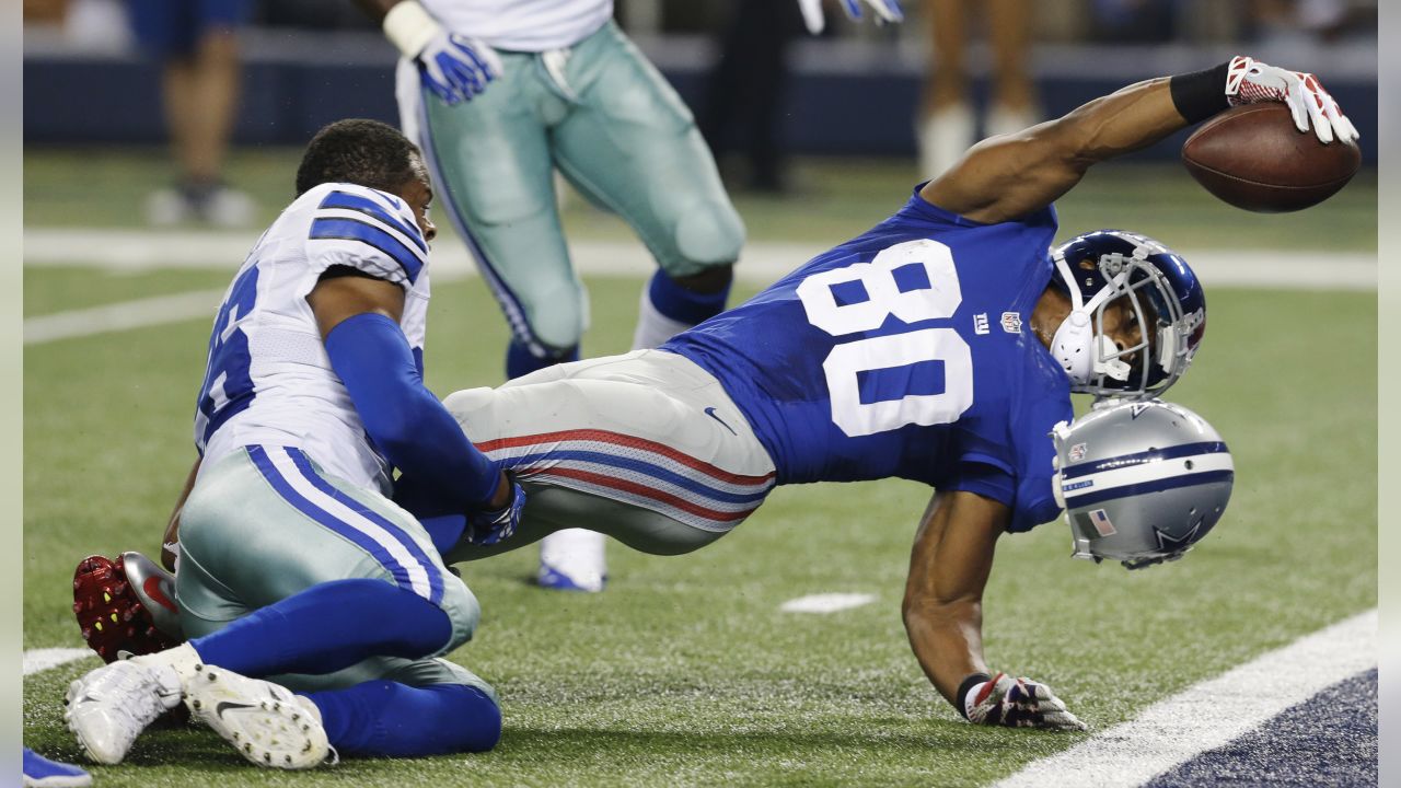 Dallas Cowboys wide receiver Tyron Johnson (80) is seen during the second  half of an NFL football game against the Las Vegas Raiders, Saturday, Aug.  26, 2023, in Arlington, Texas. Dallas won