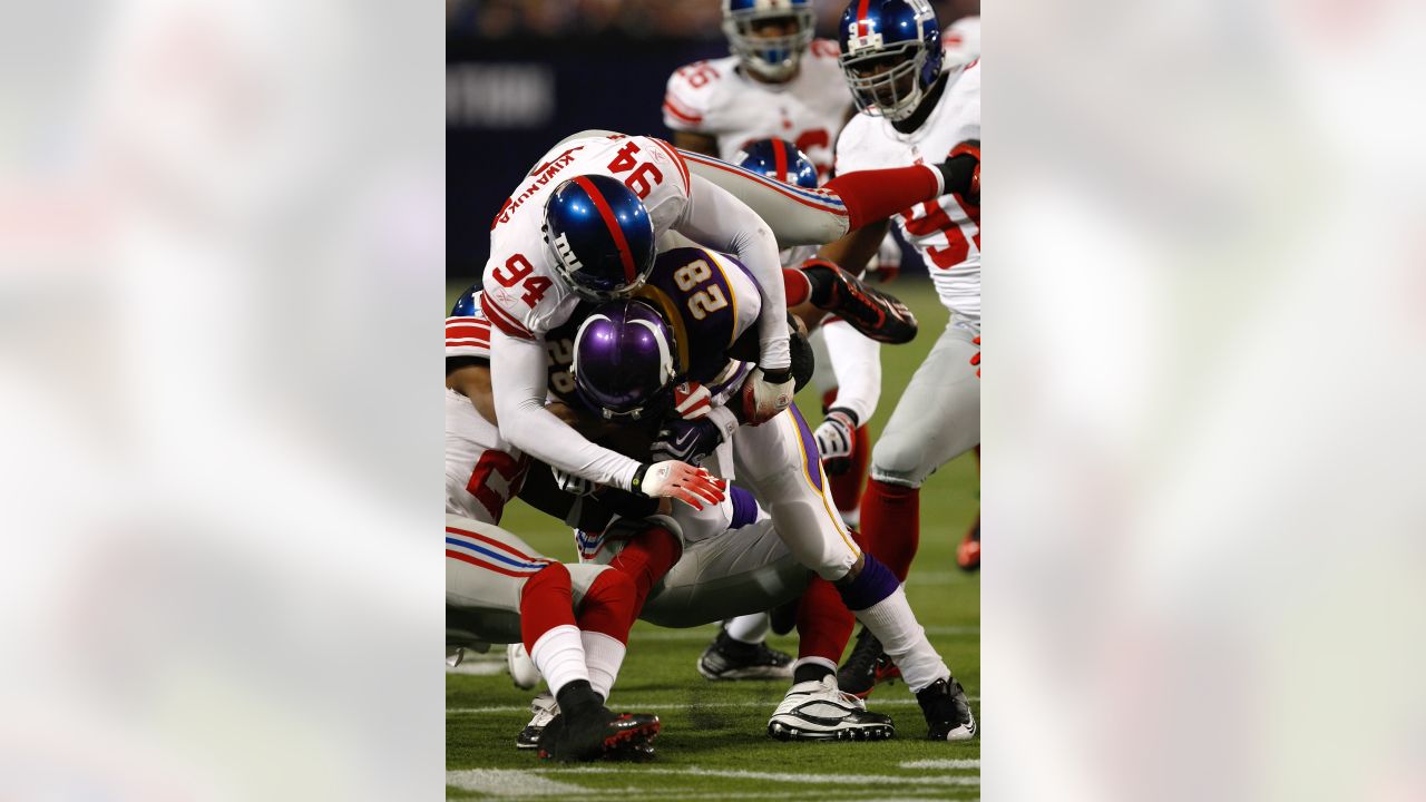 Minnesota Vikings linebacker William Kwenkeu (47) in action