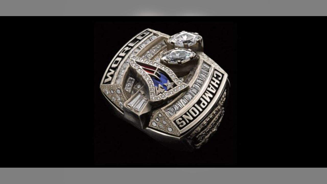 New England Patriots' Giant Super Bowl RIngs