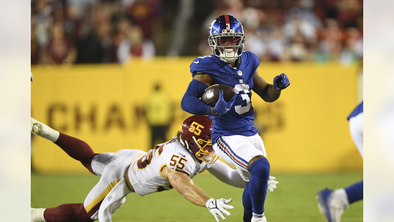 Giants take advantage of mistakes, hold off Washington for second win