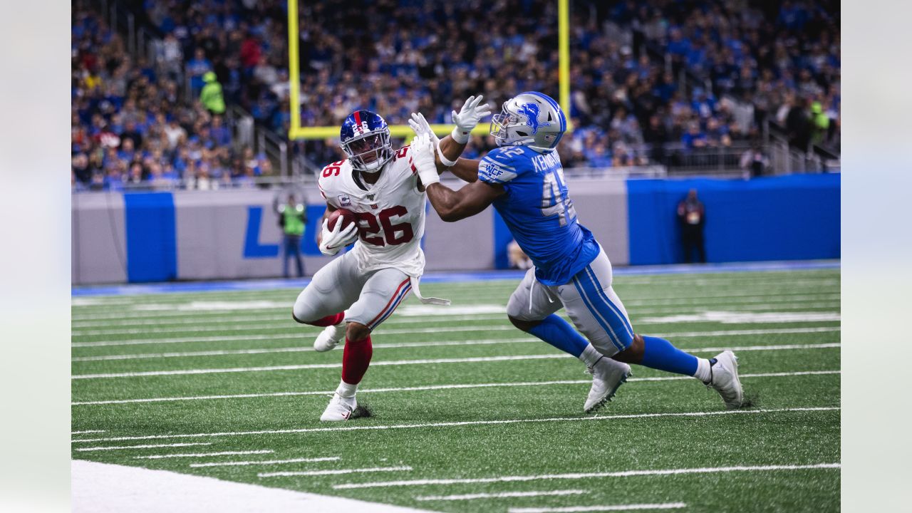 New York Giants guard Wyatt Davis (67) walks off the field after an  preseason NFL football game against the Detroit Lions in Detroit, Friday,  Aug. 11, 2023. (AP Photo/Paul Sancya Stock Photo - Alamy