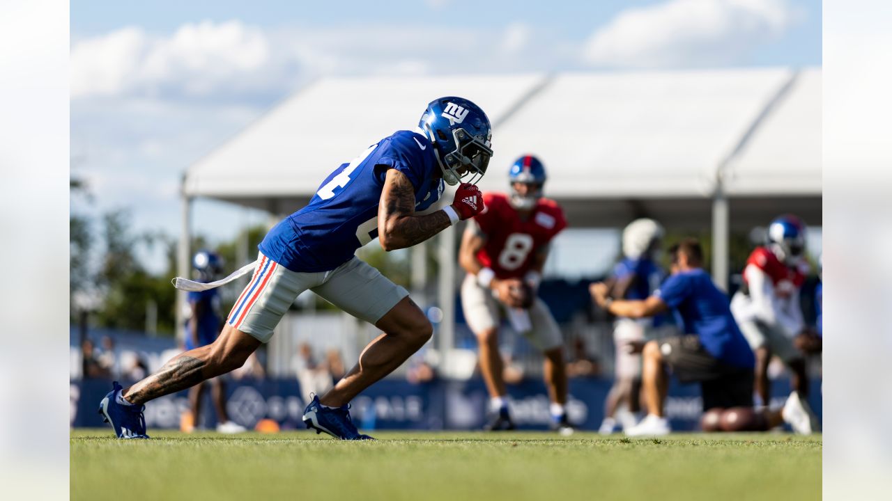 Jalin Hyatt, Tre Hawkins III continue to impress at Giants