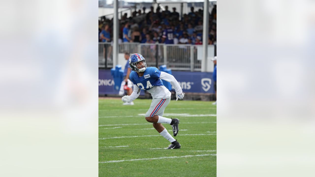 New York Giants safety Yusuf Corker during an NFL preseason